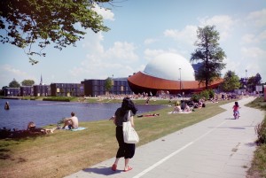 Foto stadsstrand Groningen; bron Oogst Groningen
