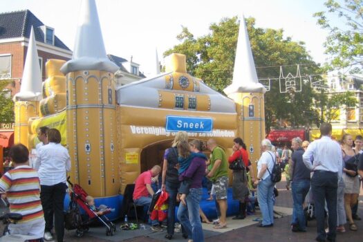 Springkussen Elfstedentocht in Sneek