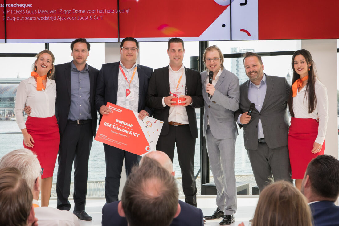 RSE telecom & ICT voor de derde keer op rij Nederlands Vodafone Business Solutions Partner of the Year