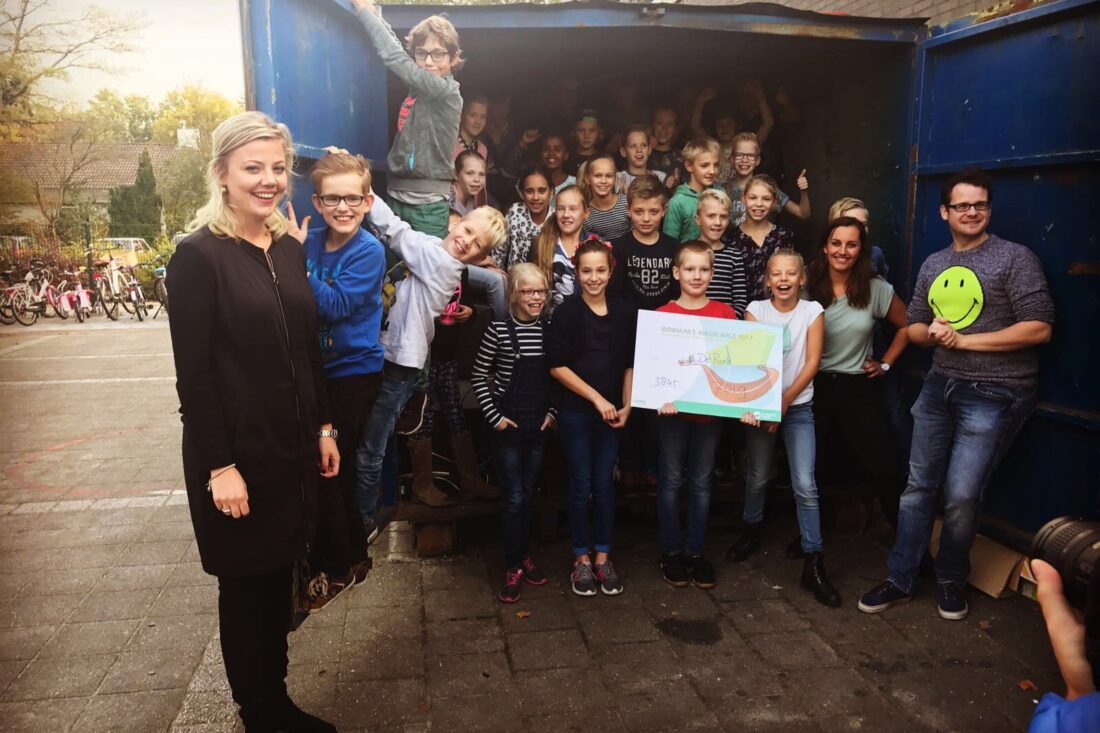 E-waste race in Drenthe gewonnen door basisschool in Noordenveld