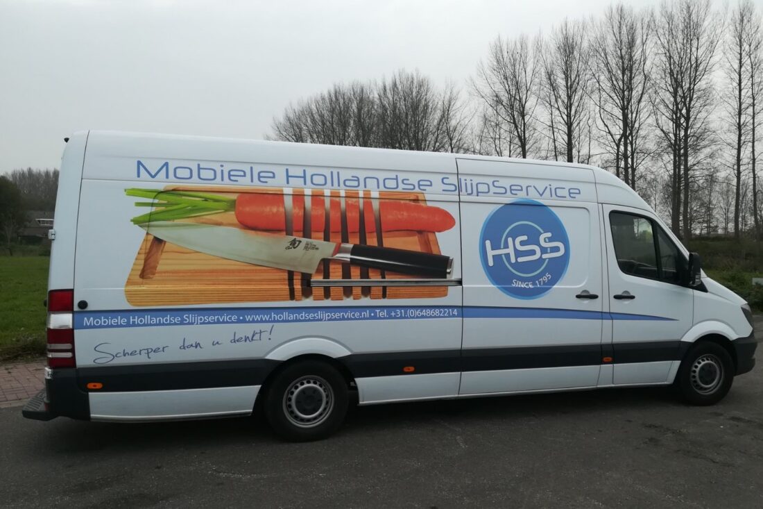 Mobiele Hollandse SlijpService slaat zijn vleugels uit