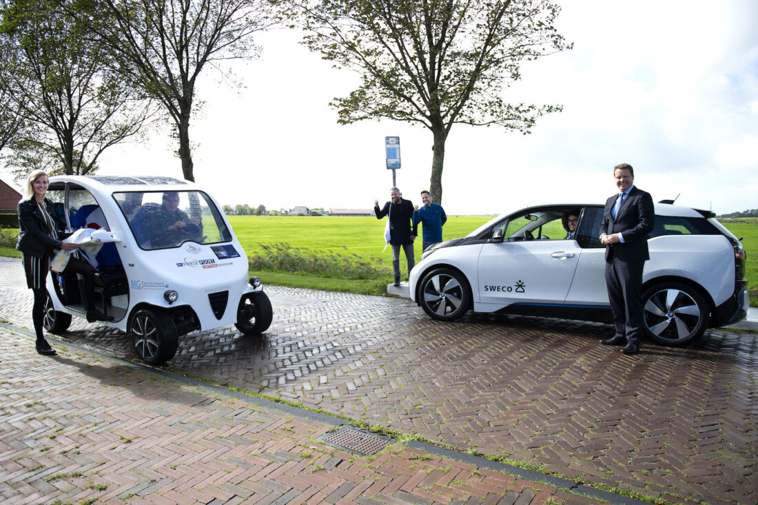Frisian Eco Car symboliseert nieuwe invalshoek bereikbaarheid.