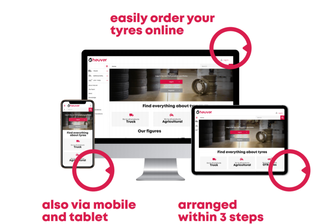 Nieuw online platform van Heuver maakt banden bestellen makkelijker én sneller