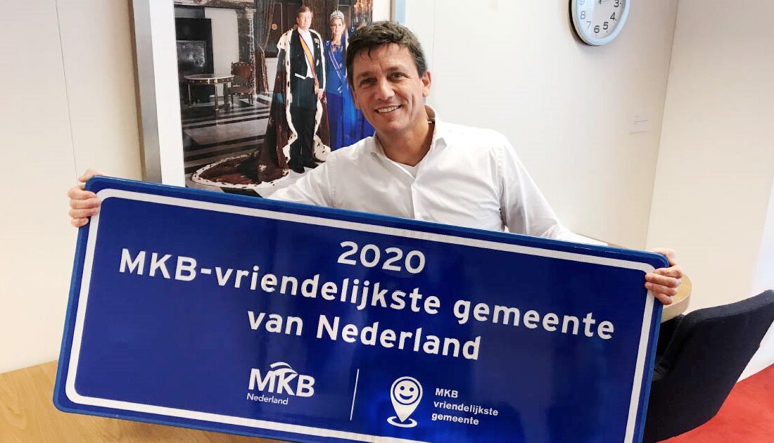 MKB-vriendelijkste gemeente 2020 Jacco Vonhof