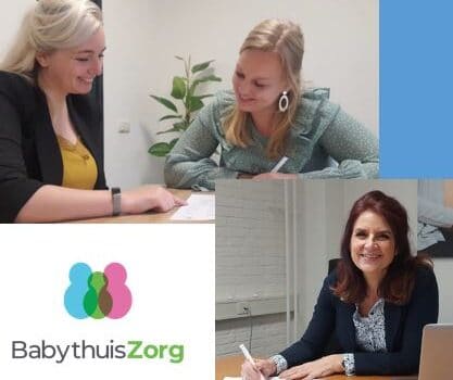 Samenwerking tussen babythuiszorg een feel gezinsondersteuning