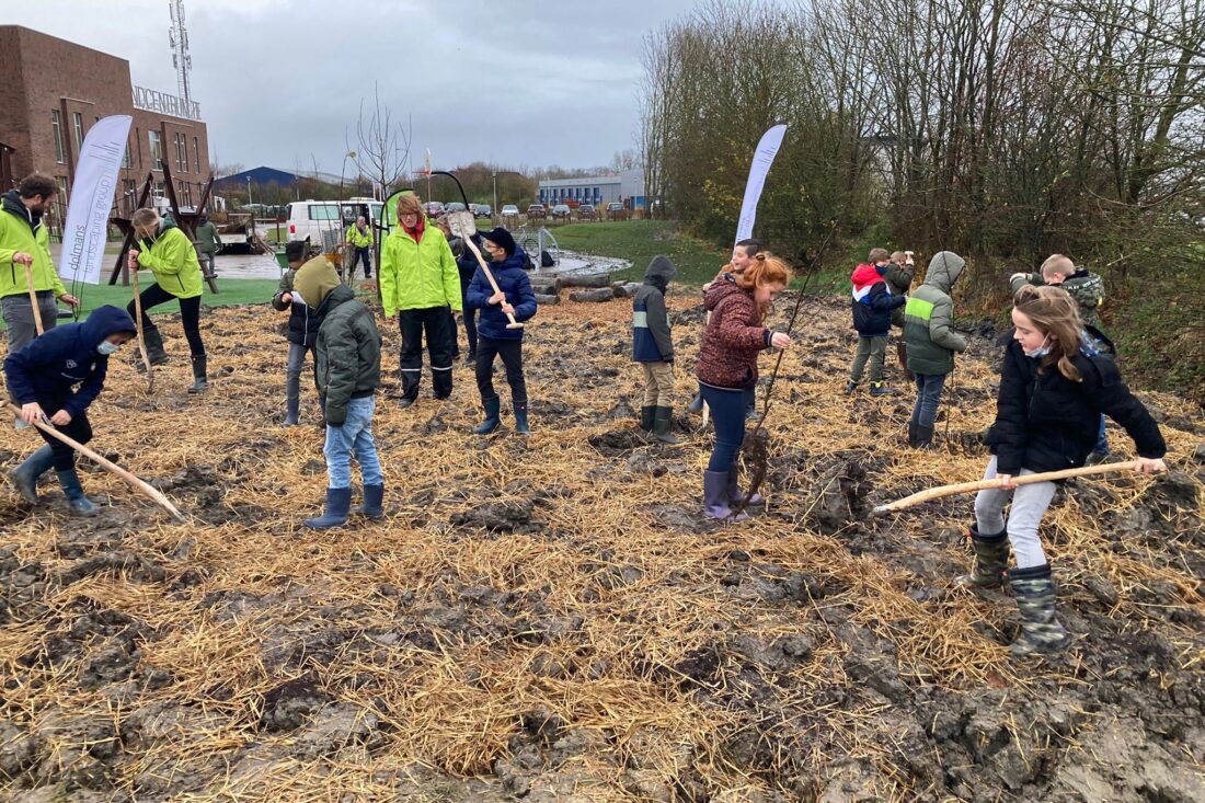 Tiny Forest bij nieuwe Kindcentrum Ten Boer