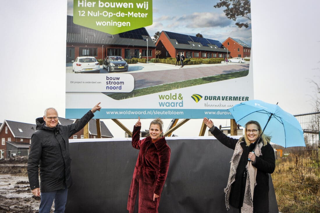 Bouw eerste bouwstroomwoningen in Nederland gestart
