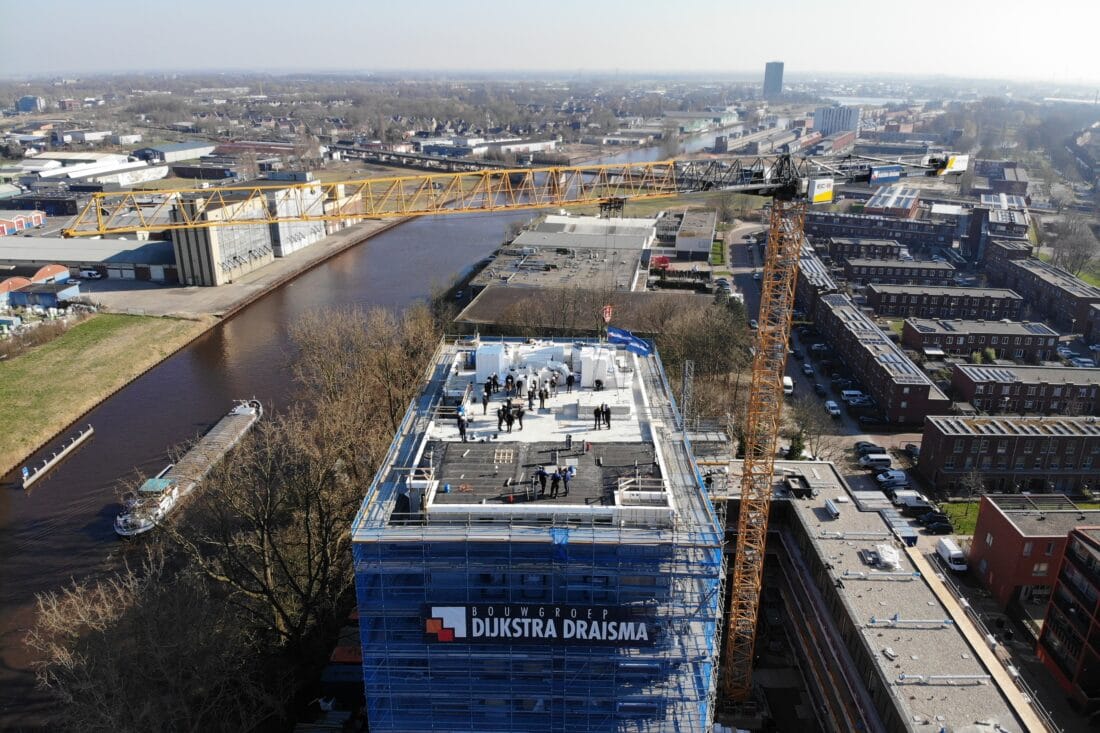 Hoogste punt nieuwbouw Antillenstraat bereikt 