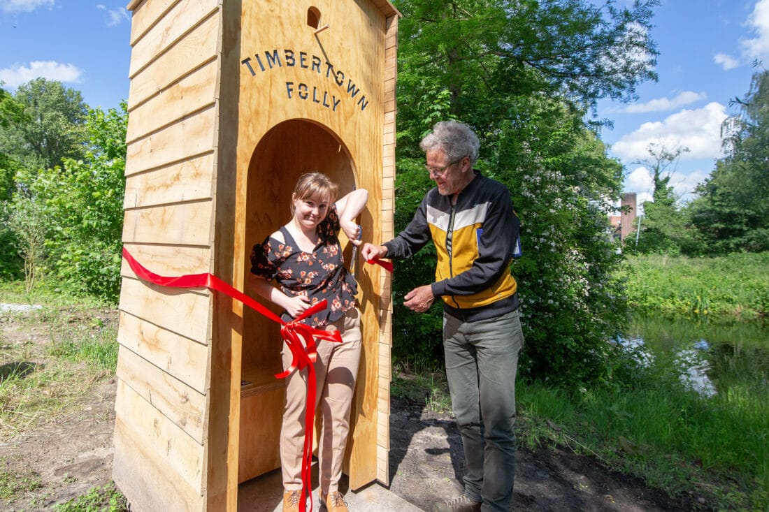 Nieuw kunstwerk van Peter de Kan in Engelse Park onthuld