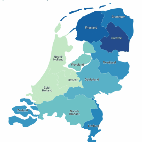 Laadpaal in het Noorden acht keer verder weg dan in de Randstad