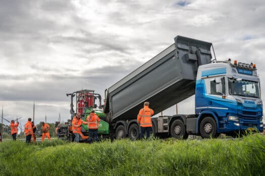 BAM Infra Nederland neemt voortouw: Weer een BAM-primeur in de wegenbouw