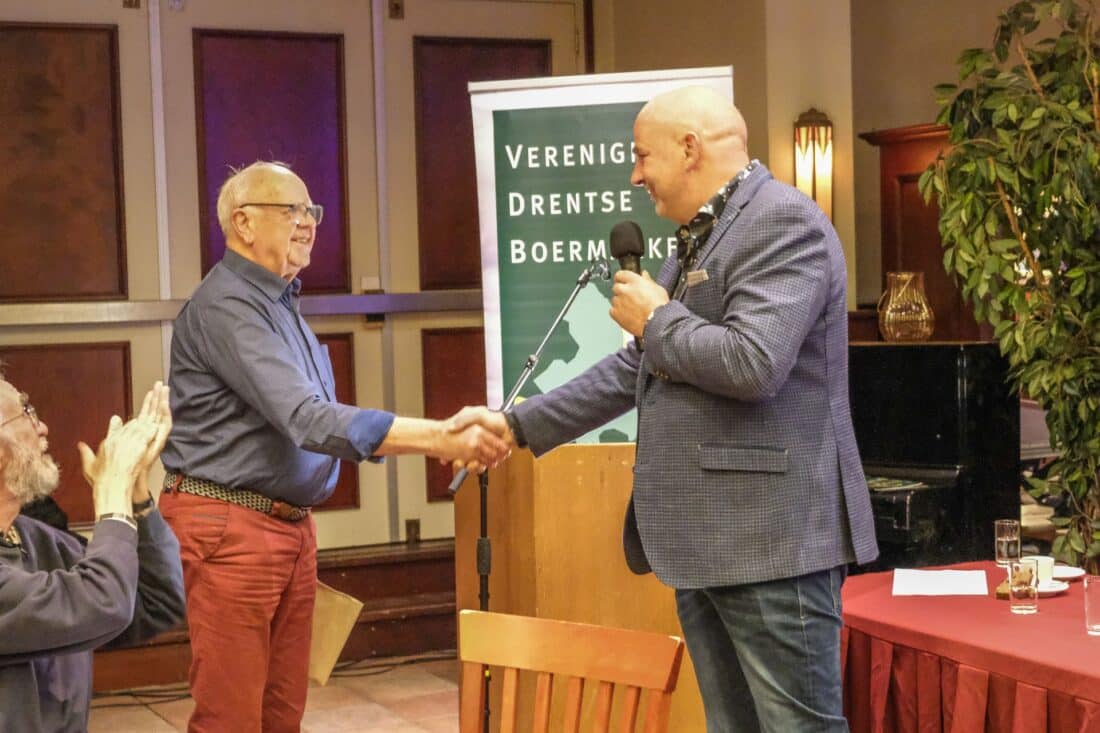 Jan van der Struik erelid Vereniging Drentse Boermarken