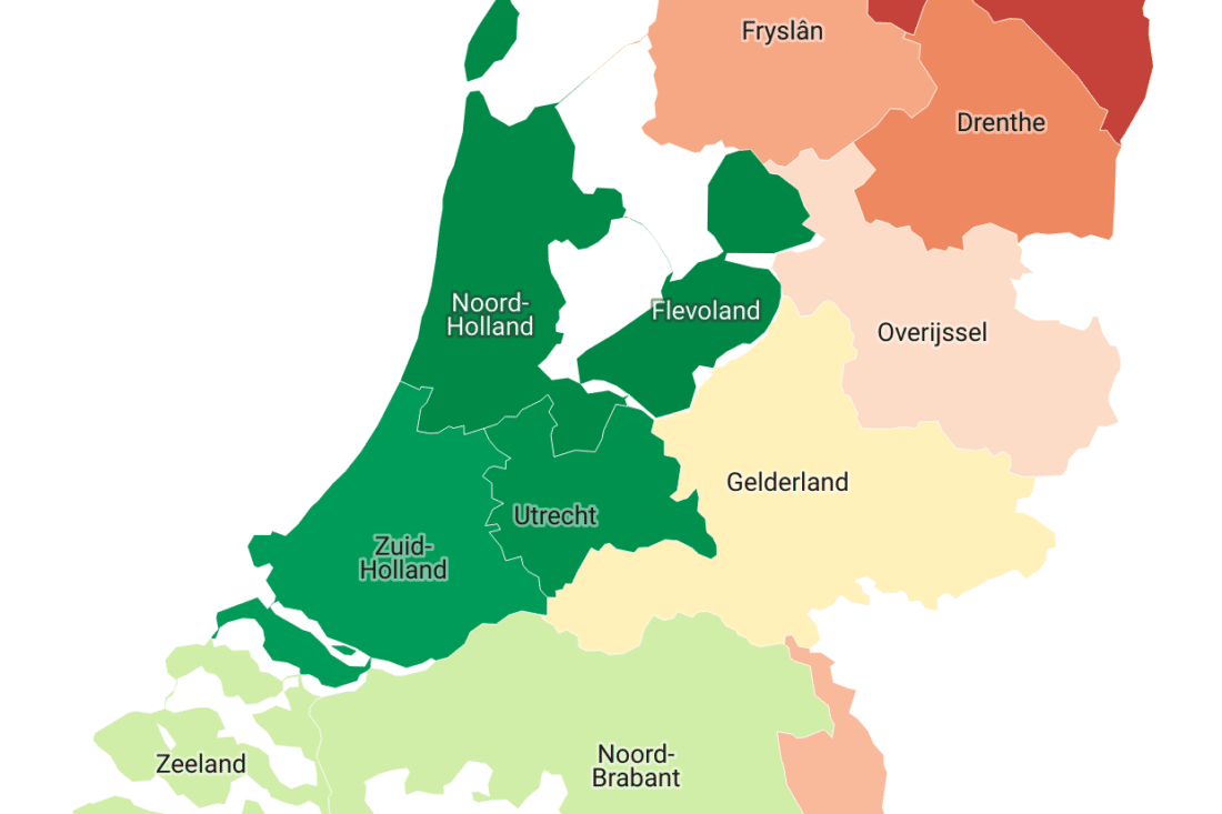 Groningers bijna kwart van inkomen kwijt aan energie, laagste energiequote in Flevoland