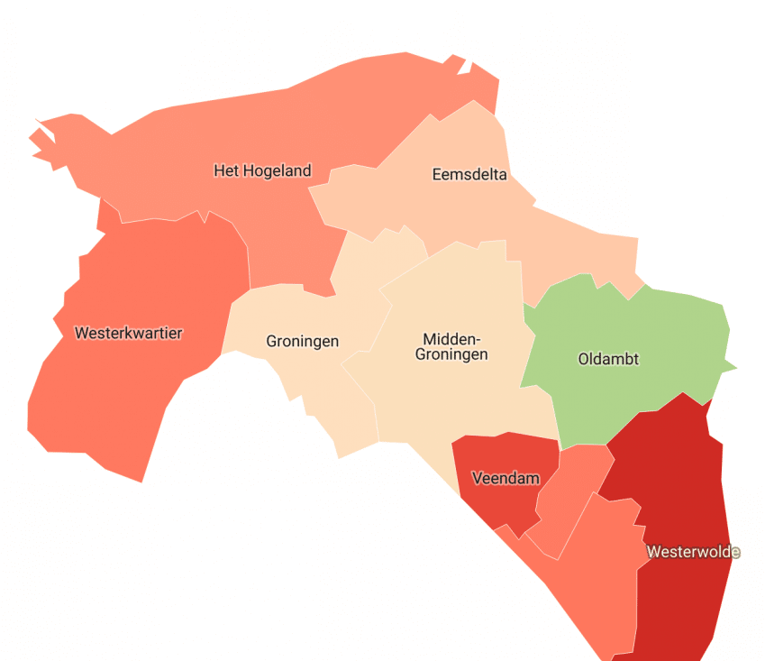 In deze Groningse gemeente stegen de huizenprijzen het hardst in 2022