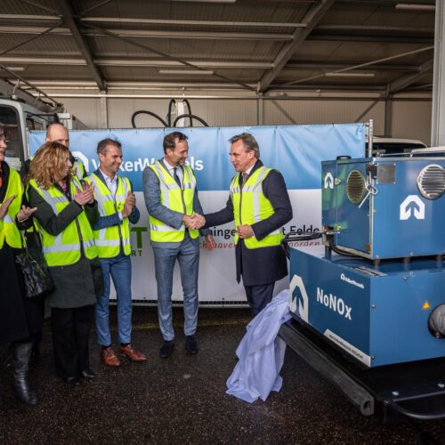 VolkerWessels en Groningen Airport Eelde werken samen om uitstoot stikstof te verminderen met NoNOx filter