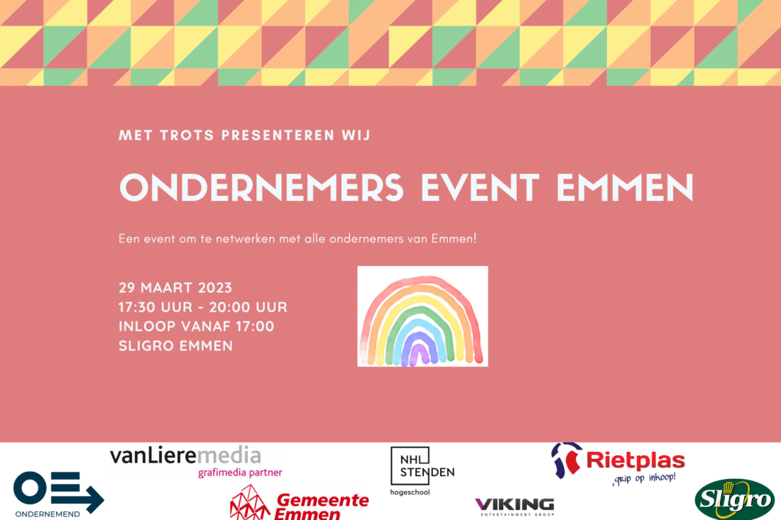 Ondernemersevent dit jaar in teken van de Regenboog