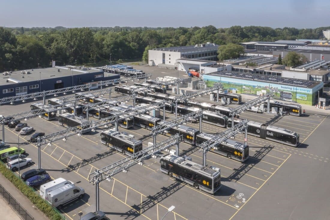 Uitbreiding busstalling voor instroom nieuwe duurzame bussen