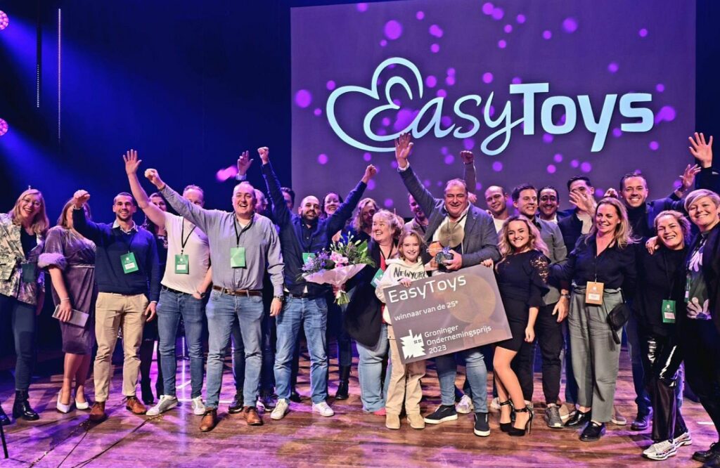 Webwinkel EasyToys winnaar Groninger Ondernemingsprijs