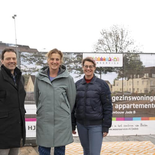 Nieuwbouw centrum Beilen officieel gestart voor Woonservice en Dura Vermeer