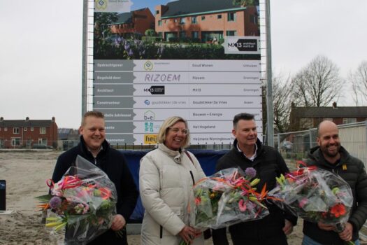 Versterkingsopgave in Uithuizen Noord: start bouw eerste huurwoningen