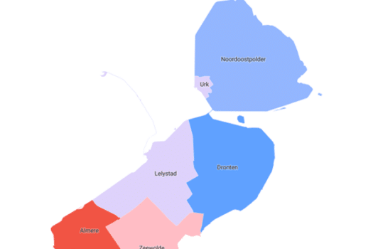 Dit is de meest 'geëlektrificeerde' gemeente van Flevoland