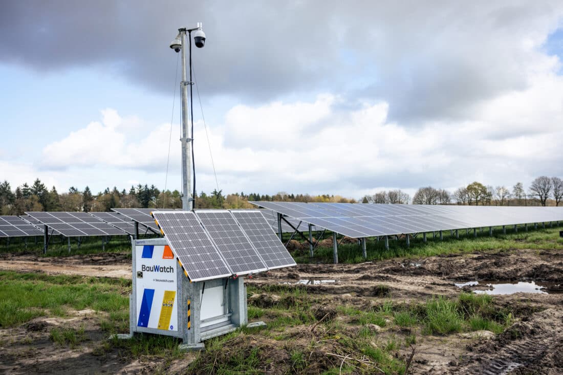 BauWatch beveiligt de Energietuin in Assen