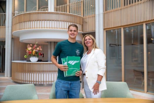 Shorttracktalent Leon Visser krijgt steun van Reggeborgh Foundation